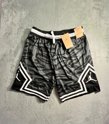 Short en mesh Jordan Dri-Fit motif Tiger Stripes Noir – Taille L