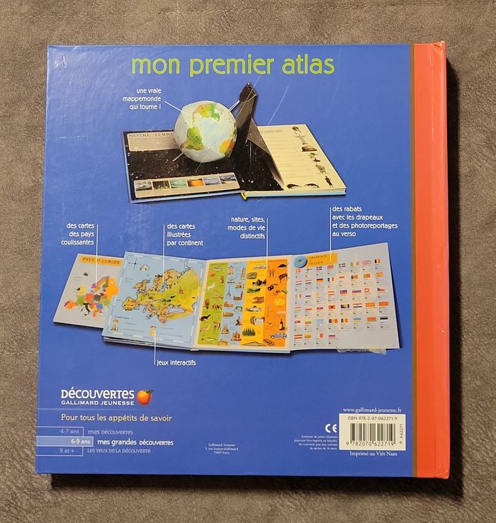 Mon premier atlas Michel Langrognet (Traduction) - photo numéro 6