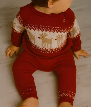 Adorable ensemble de Noël c&a – Taille 6-9 mois 🎄🦌