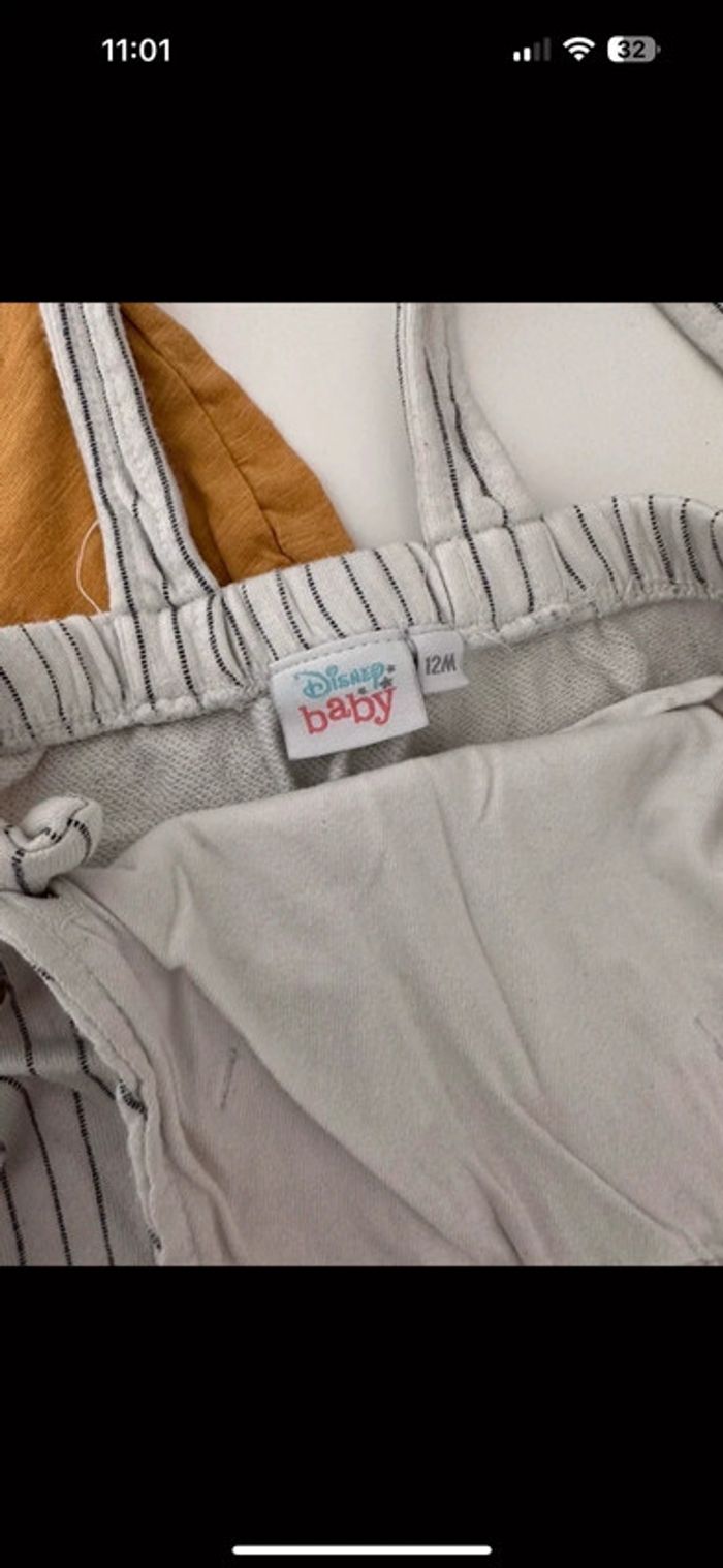 Lot salopette t shirt winnie - photo numéro 5