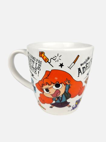 Mug Mortelle Adèle Tasse Blanche Dessin Animé Humour Enfant Collection