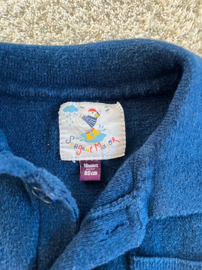 Chemise chaude ou gilet Sergent Major taille 18 mois - photo numéro 4