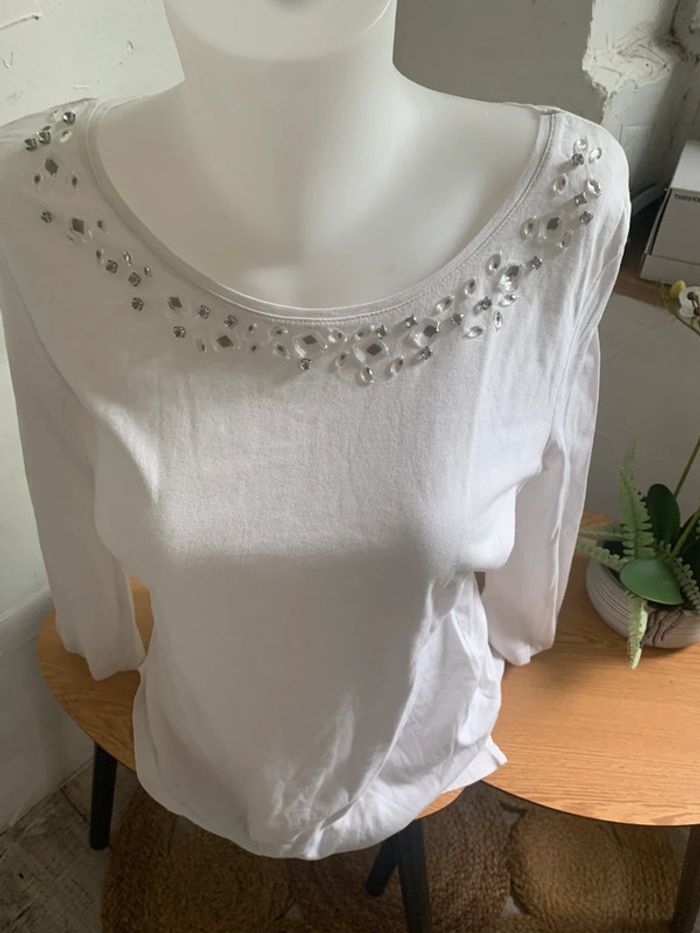 Lot 2 tee-shirt manches longues taille 38-40 - photo numéro 12