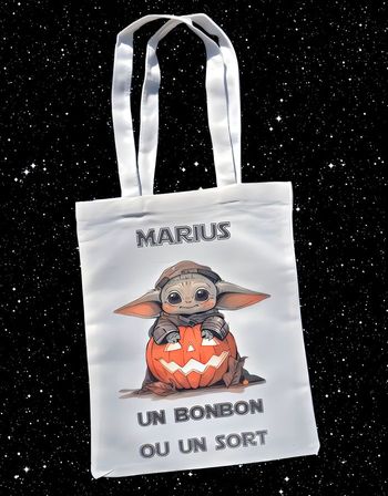 sac totebag spécial halloween personnalisé star wars