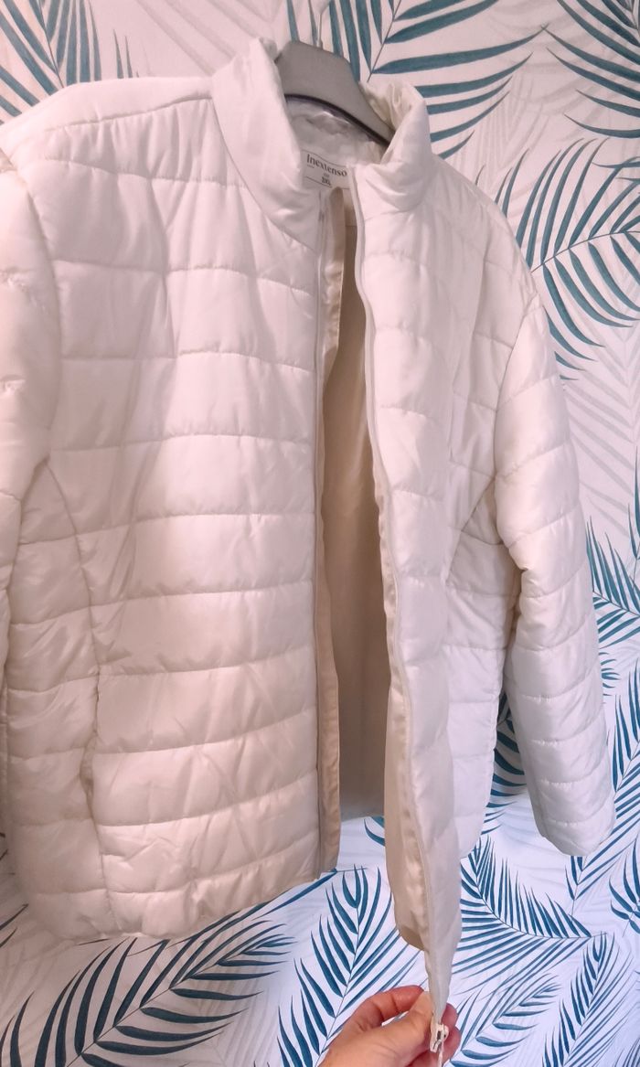 🌺 Doudoune légère - Gris pâle - In Extenso - 3XL (54/56) 🌺 - photo numéro 7