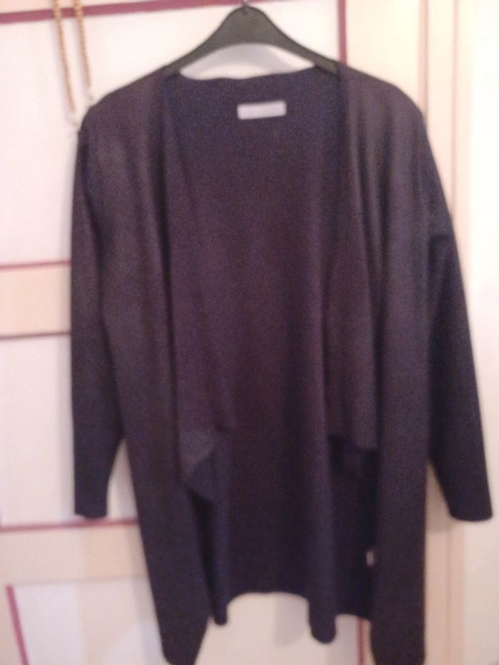 Gilet blazer daim taille 42 44 - photo numéro 5