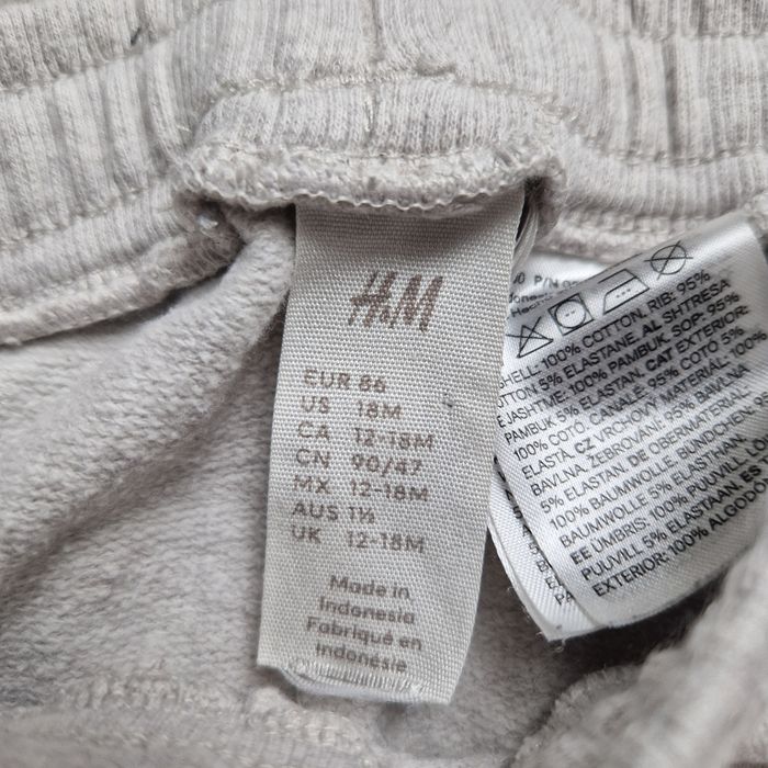 Lots 2 jogging 86cm H&M beige marron - photo numéro 2