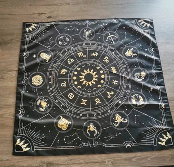 Nappe de tarot ou divinatoire astrologie grand format