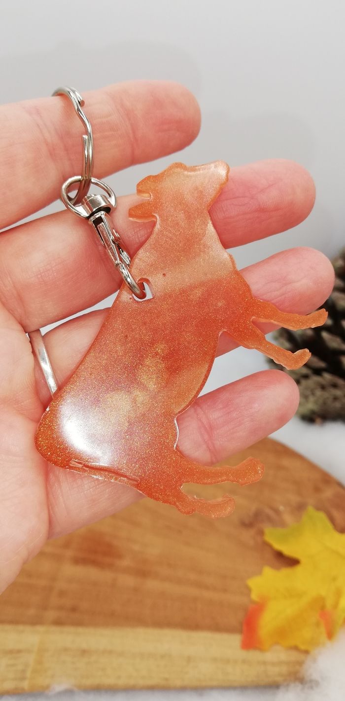 Porte-clef vache résine - photo numéro 2