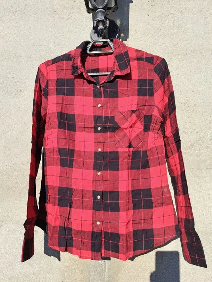 Chemise à carreaux