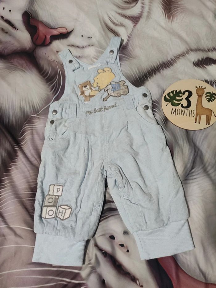 Salopette velours Winnie l'ourson 3 mois
