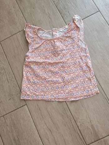 Tshirt fille orange taille 2 ans