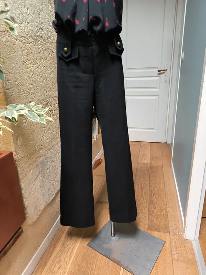 Pantalon à jambes larges sinequanone taille 40 - photo numéro 2