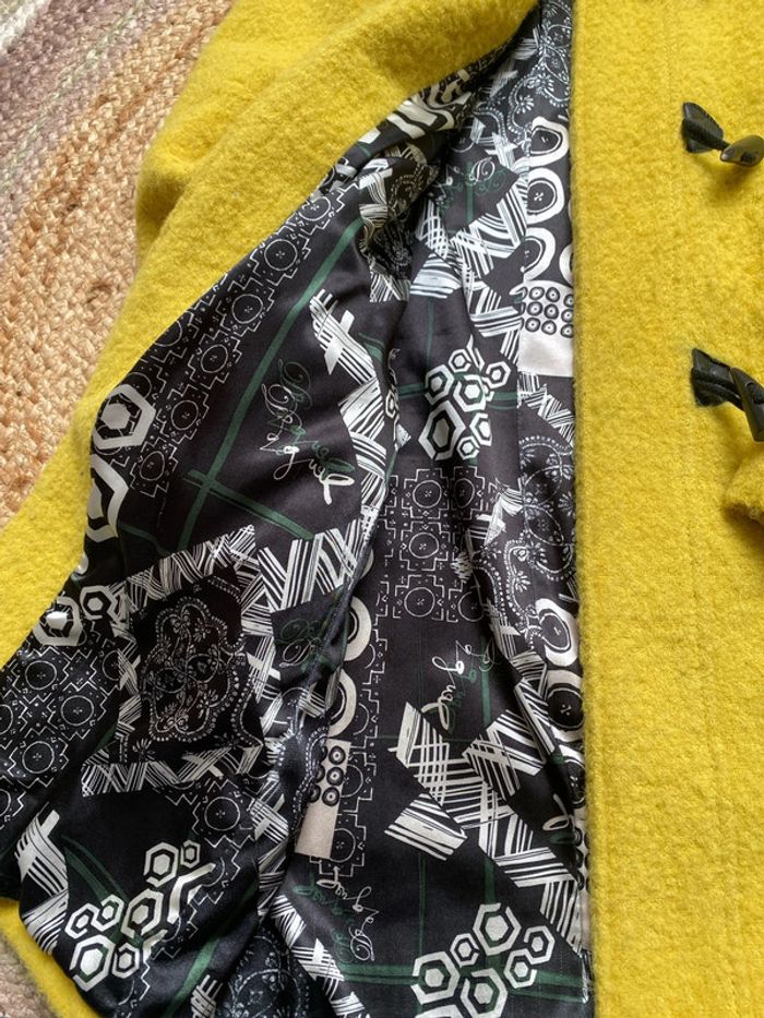 Manteau desigual jaune - photo numéro 3