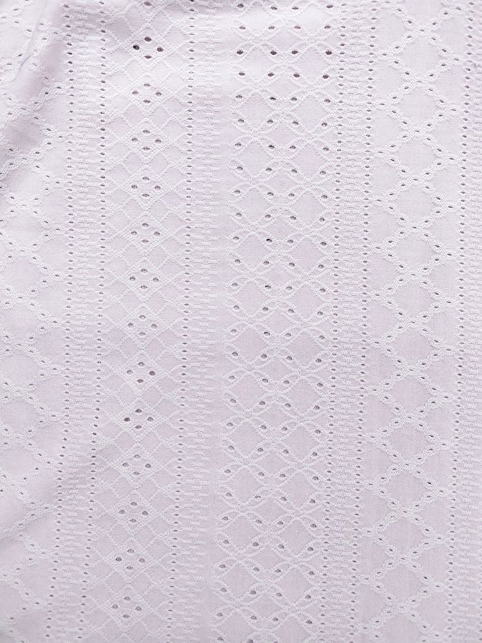 Top à fines bretelles à broderie anglaise – Rose Pâle – Shein 44 - photo numéro 5