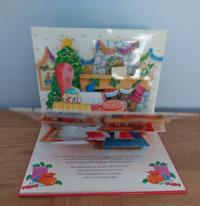 Le premier Noël de l'ourson Patapon - livre animé avec languettes et en 3 dimensions - photo numéro 4