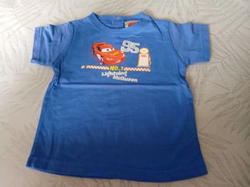 Tee shirt the cars Disney 18 mois