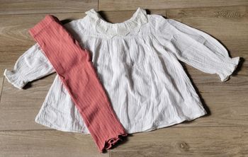 Ensemble blouse et legging taille 36 mois