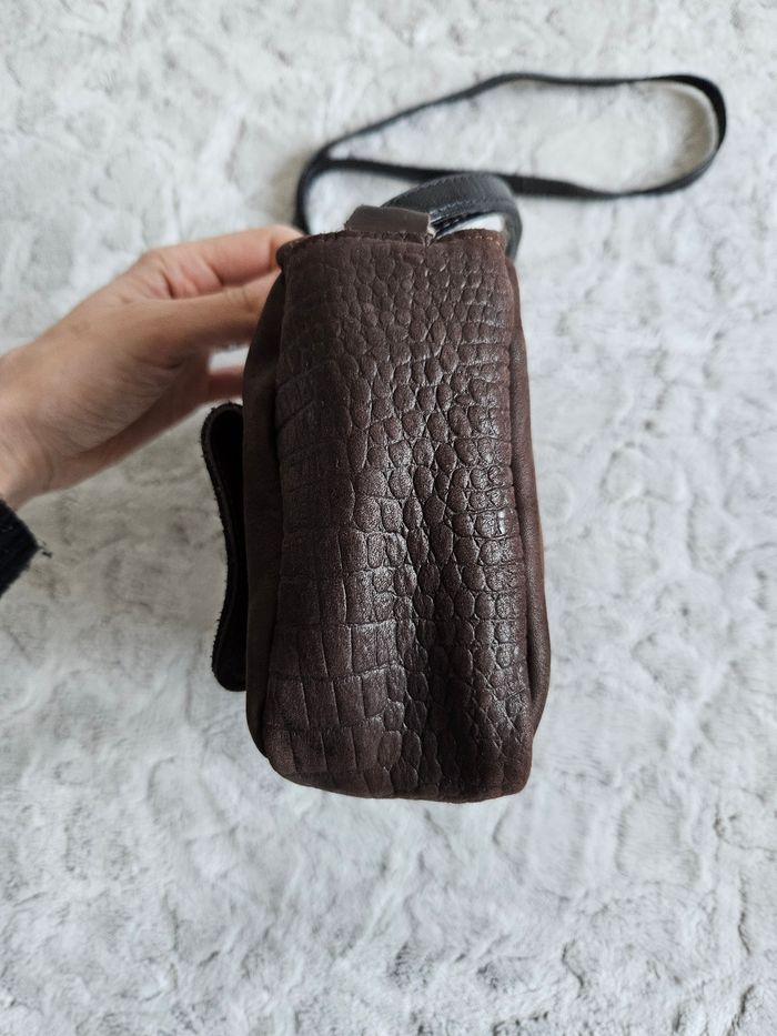 Sac bandoulière cuir créatrice Isa on the road - photo numéro 2