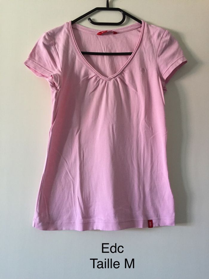 T-shirt rose EDC Taille M