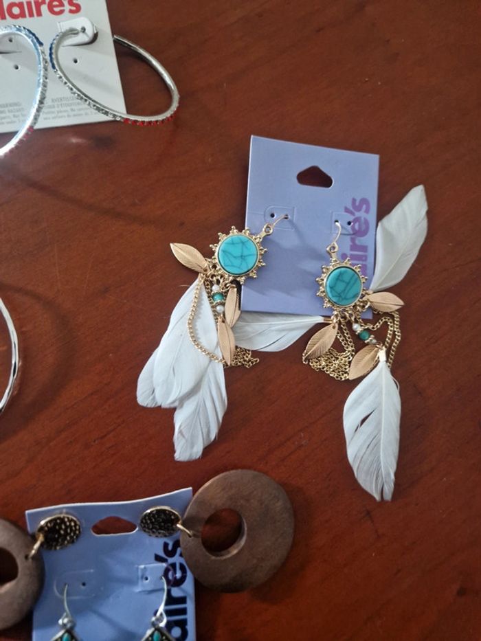 Lot de boucles d'oreilles fantaisie - photo numéro 5