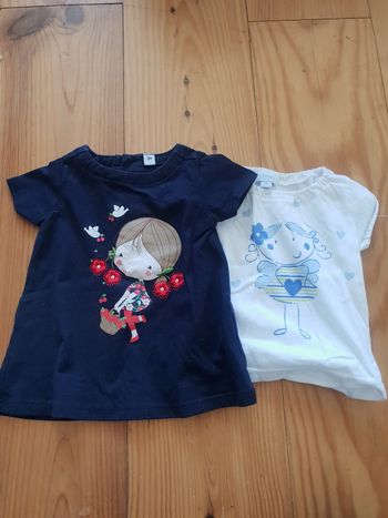 Lot de 2 tee shirts