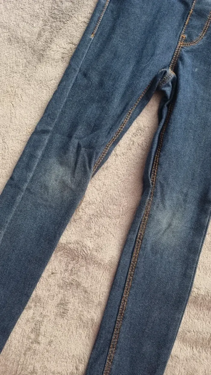 Jeggings bleu taille 5 ans kiabi - photo numéro 3