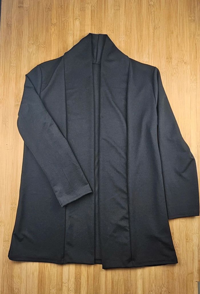 Veste mi-longue noire - photo numéro 4