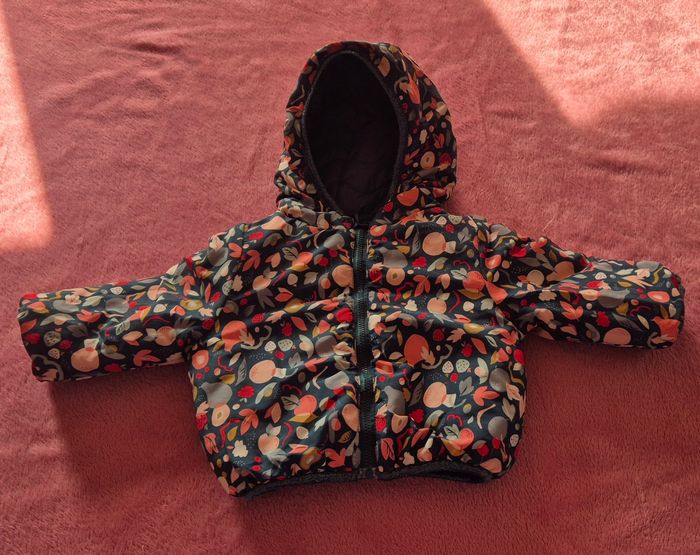 Manteau doudoune réversible