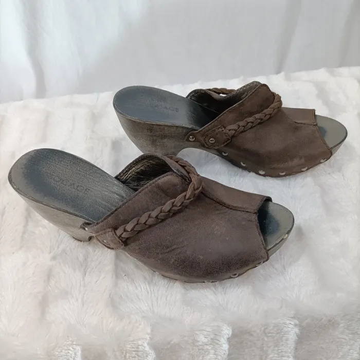 Mules en cuir et bois - Bocage Paris - Taille 38 - photo numéro 5