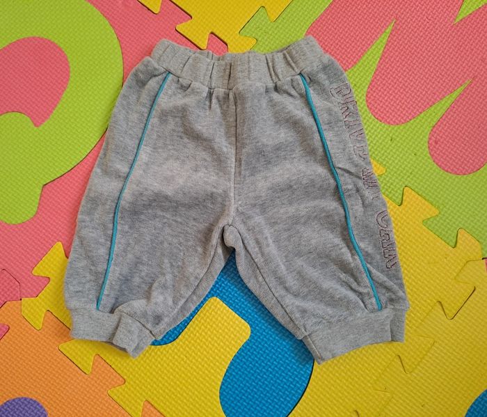 Ensemble veste jogging gris/blanc, kitchoun, taille 3 mois (60 cm) - photo numéro 6