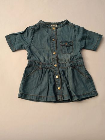 robe en jean tape à l'oeil fille 6 mois