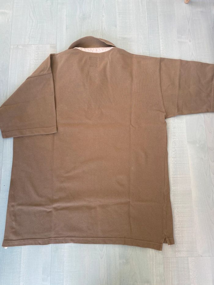 Polo manches courtes marron glacé TBS XL - photo numéro 5