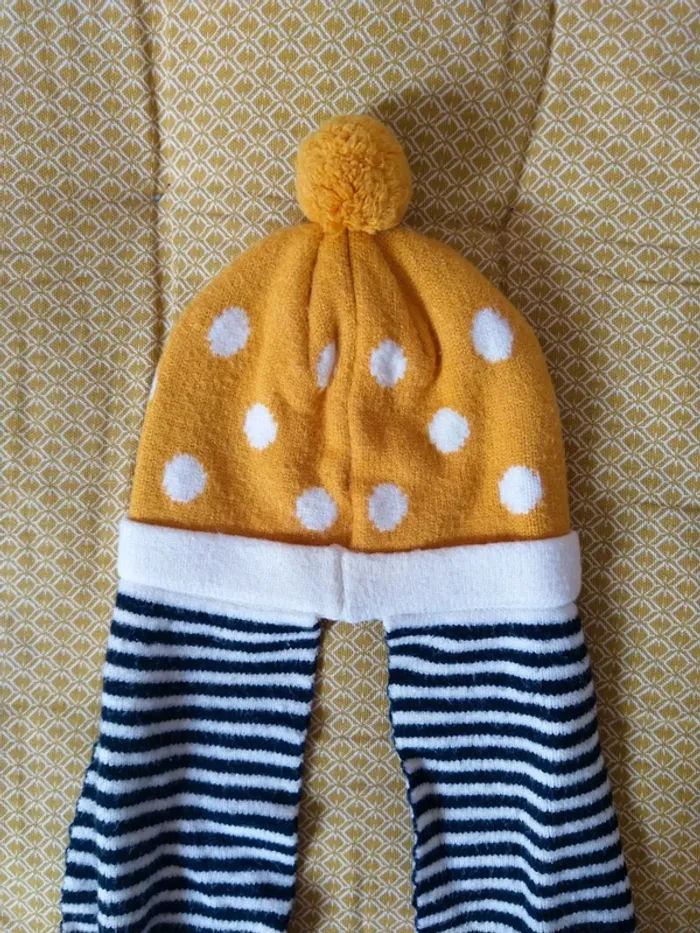 Bonnet écharpe orchestra nourrisson taille 3-6mois / 41 cm - photo numéro 6