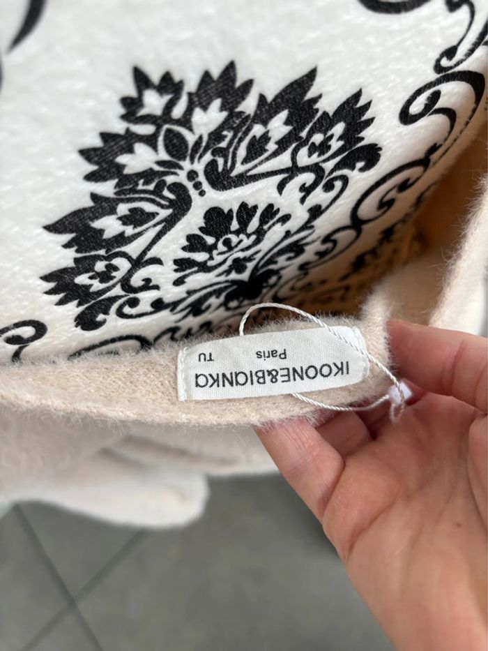 Magnifique pull beige femme en pilou pilou, ikoone et Bianka , taille unique (parfait pour 36/38) - photo numéro 7