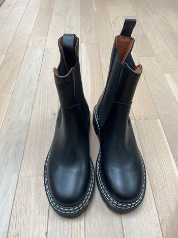 Boots en cuir Galeries Lafayette