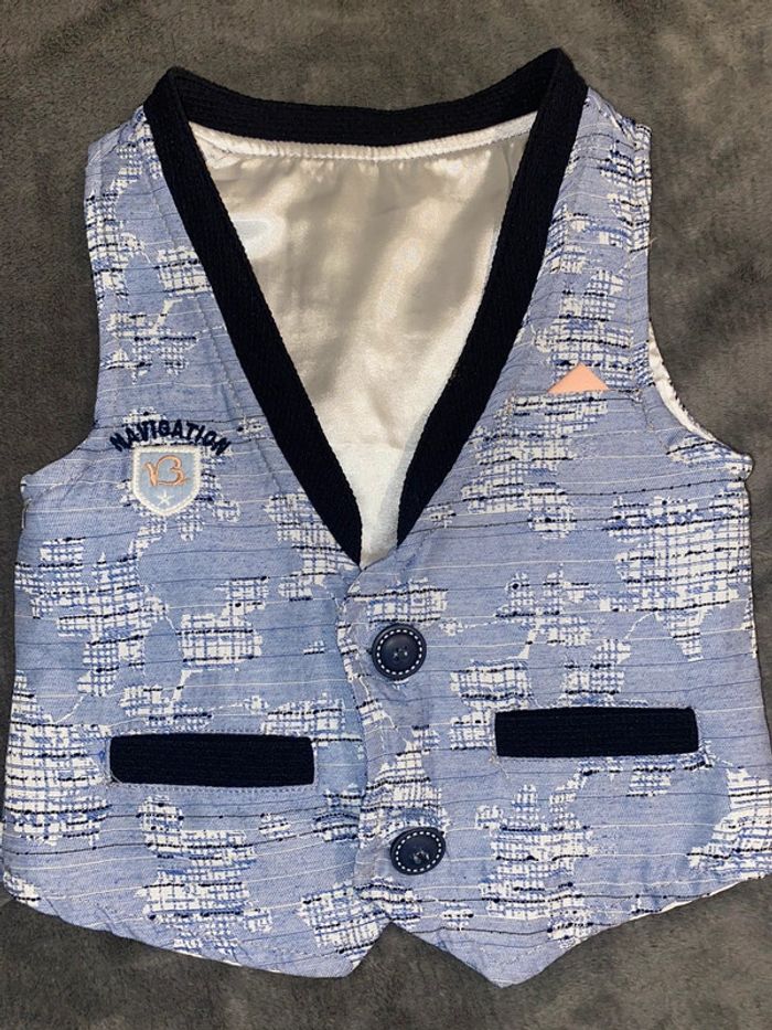 Gilet/veste sans manches costume garçon 3 ans