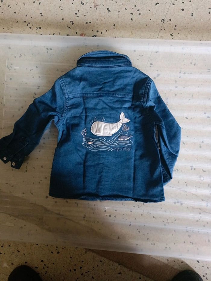 0 chemise en jean couleur brut sergent major garçon 24 - photo numéro 4