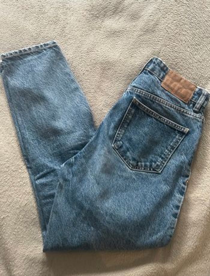 Jeans mom Zara femme Taille 36 bleu