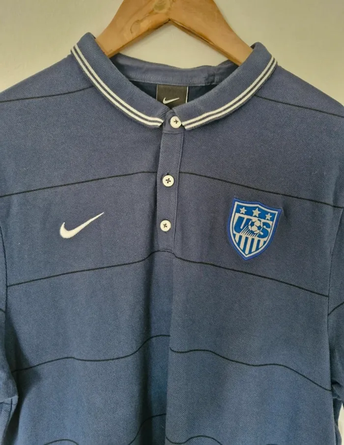Polo Nike Vintage Football US Soccer USA Taille XL - photo numéro 3