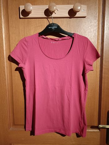 Tee-shirt rose/rouge
