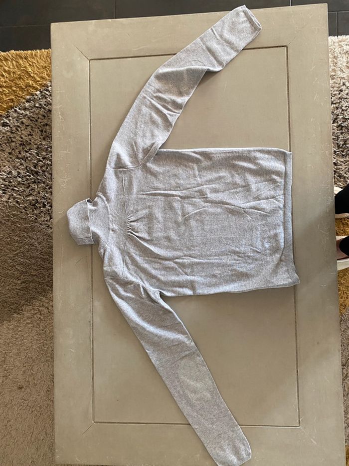 Pull Okaidi maille à col roulé gris taille 14 ans - photo numéro 19