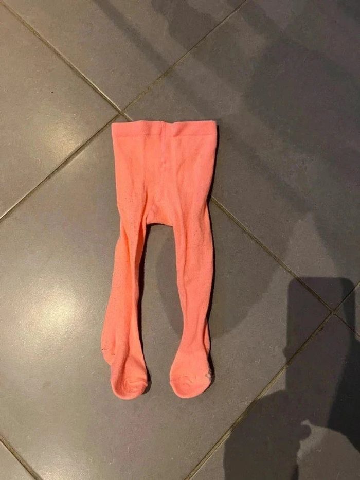 Collant - Lulu Castagnette - Rose fluo - 6 mois