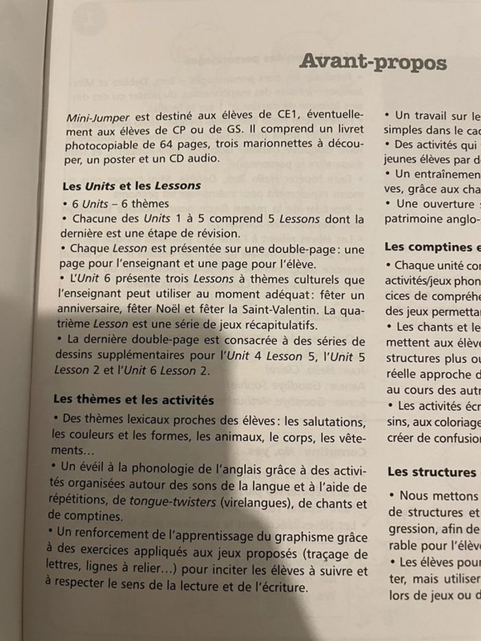 Livre éducatif activité  anglais CE1 mini jumper - photo numéro 3