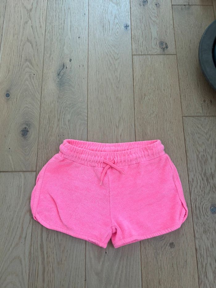 Short éponge rose fluo 8 ans - photo numéro 2
