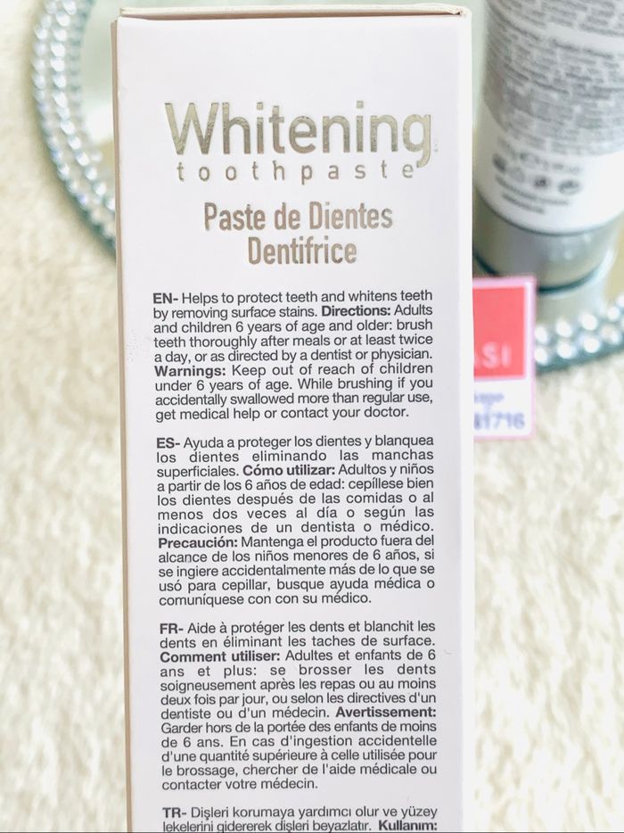 Pasta Dental Blanqueadora Farmasi - photo numéro 3