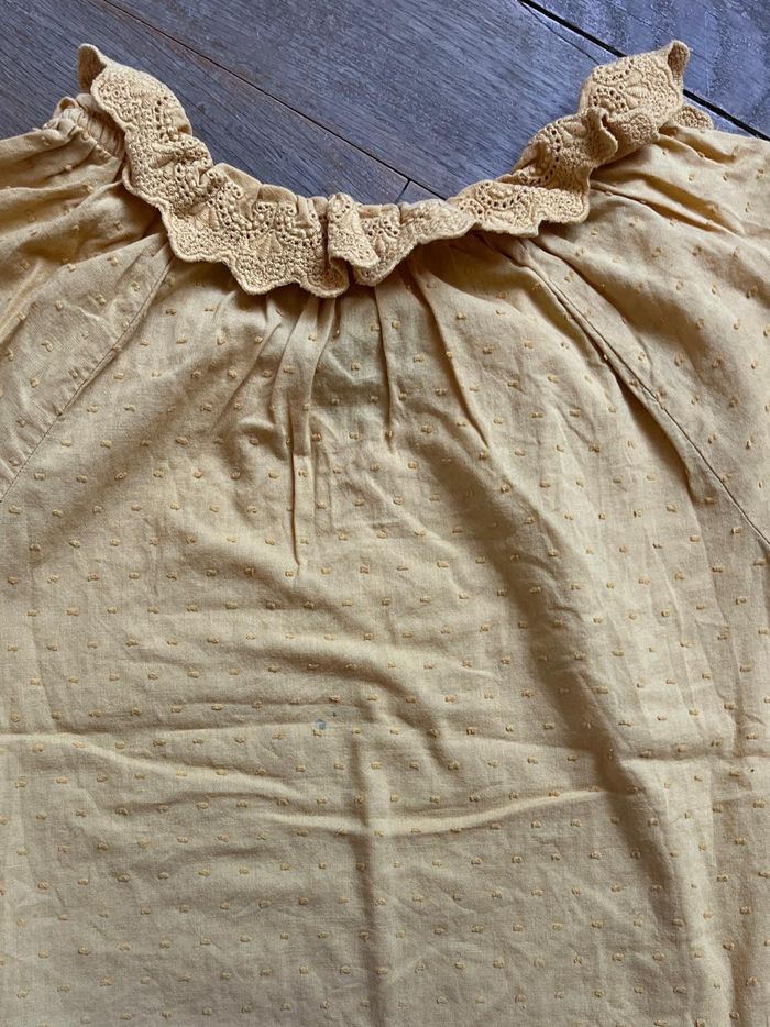 Blouse moutarde Cyrillus 6 ans - photo numéro 3