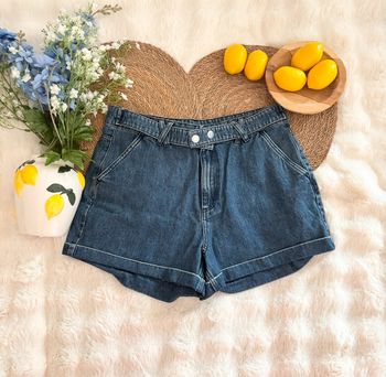 Short Etam bleu en jean taille 44