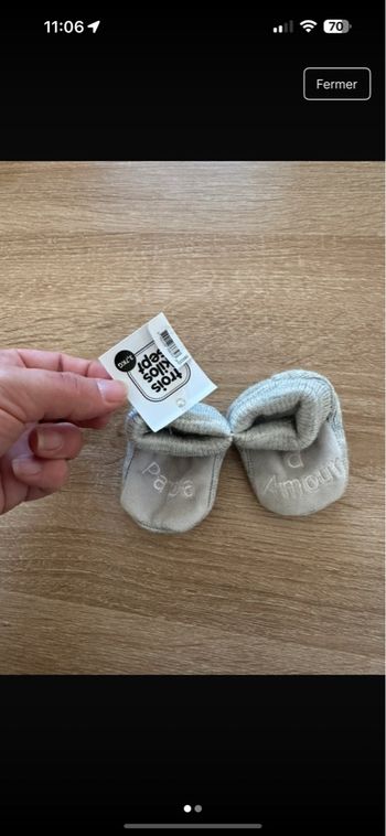 Chaussons naissance