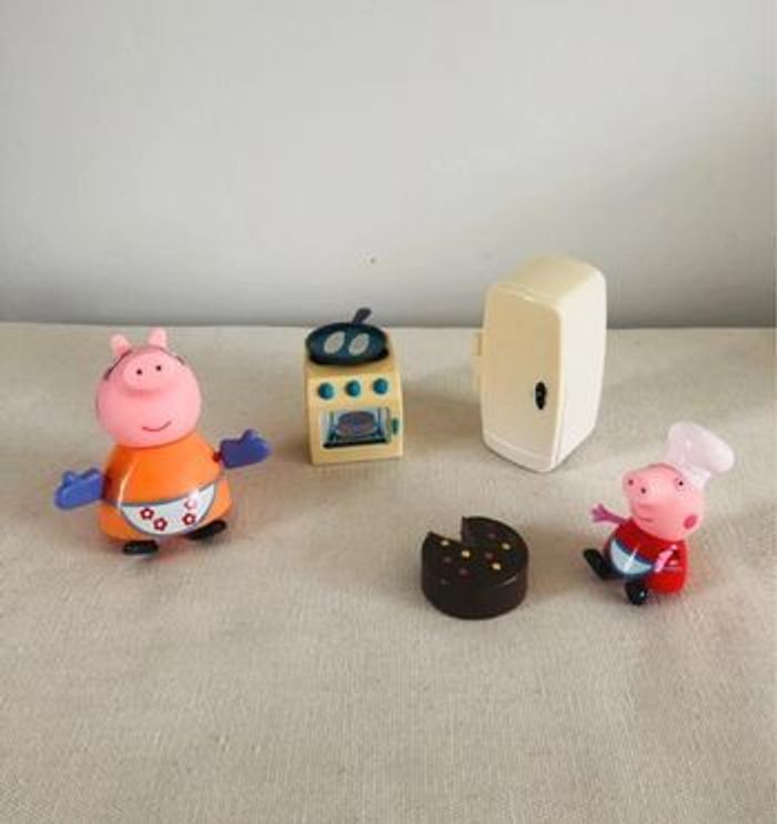 Peppa Pig 5 Pièces Cuisine Playset chef cuisinier - photo numéro 4